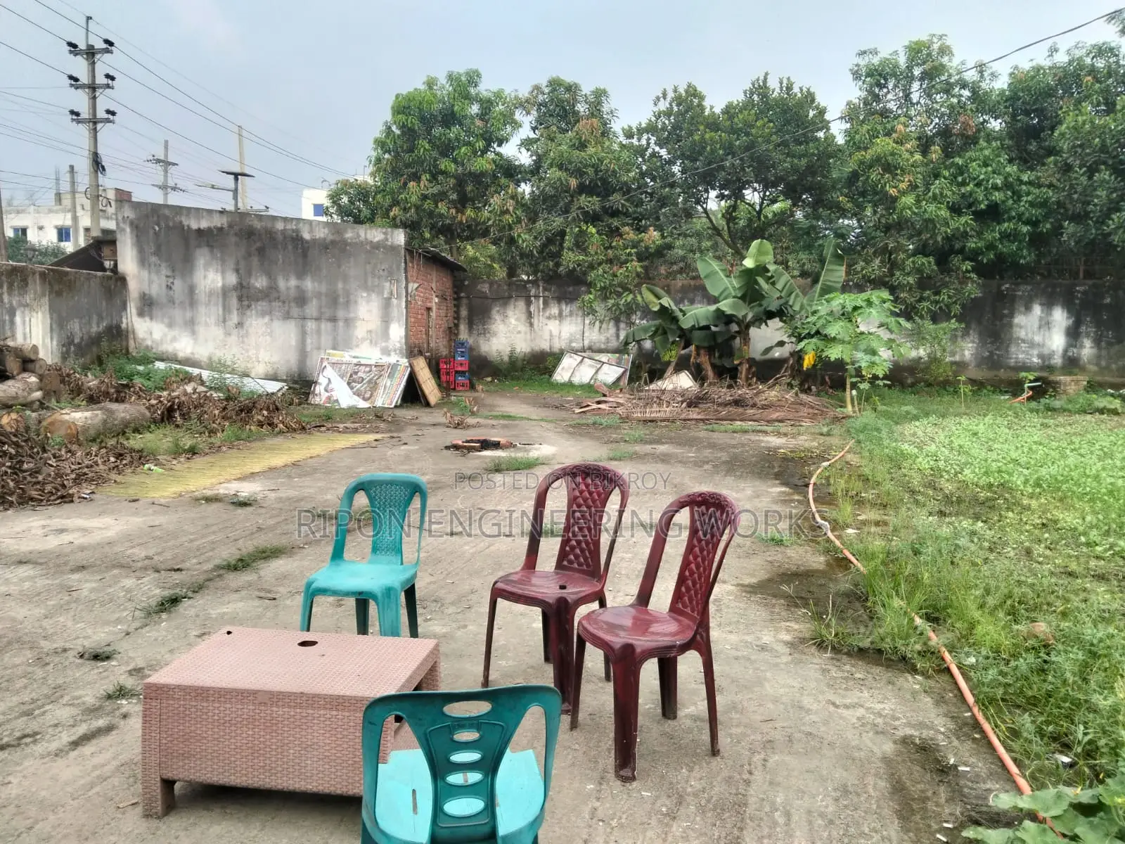 22,000 SQFT Secured Boundary Plot for Rent - Warehouse, Depot & Factory