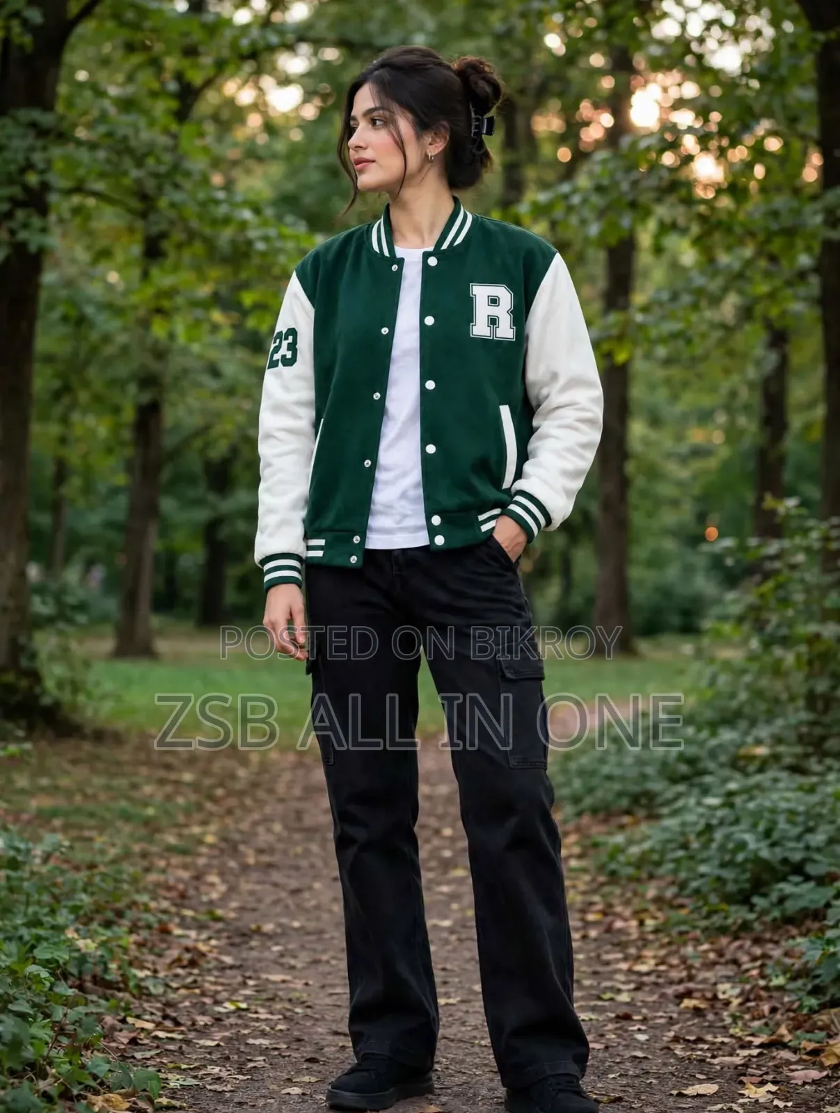 Stylish Cotton Varsity Jacket Updated Collection