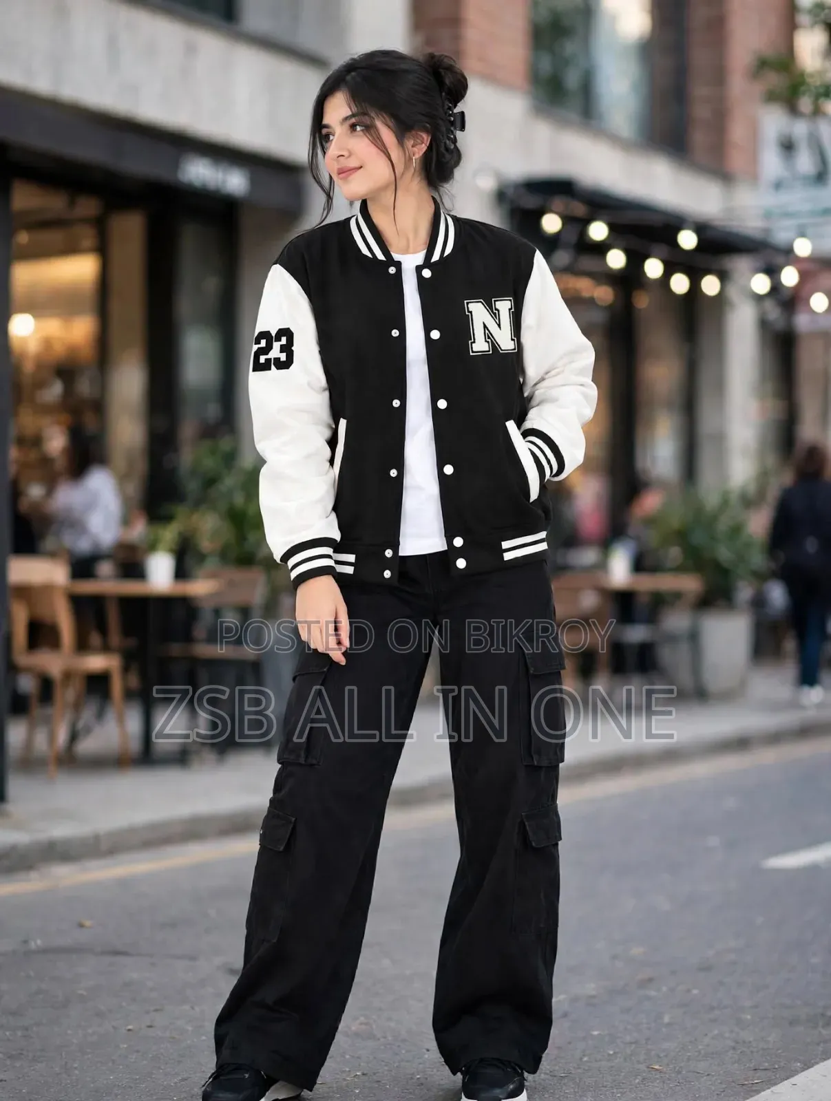 Stylish Cotton Varsity Jacket Updated Collection