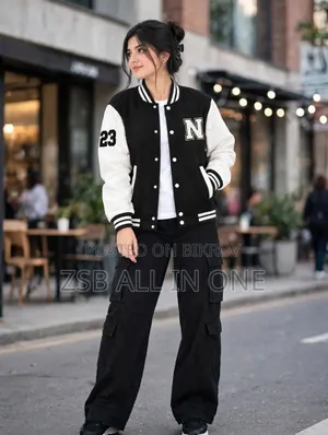 Stylish Cotton Varsity Jacket Updated Collection