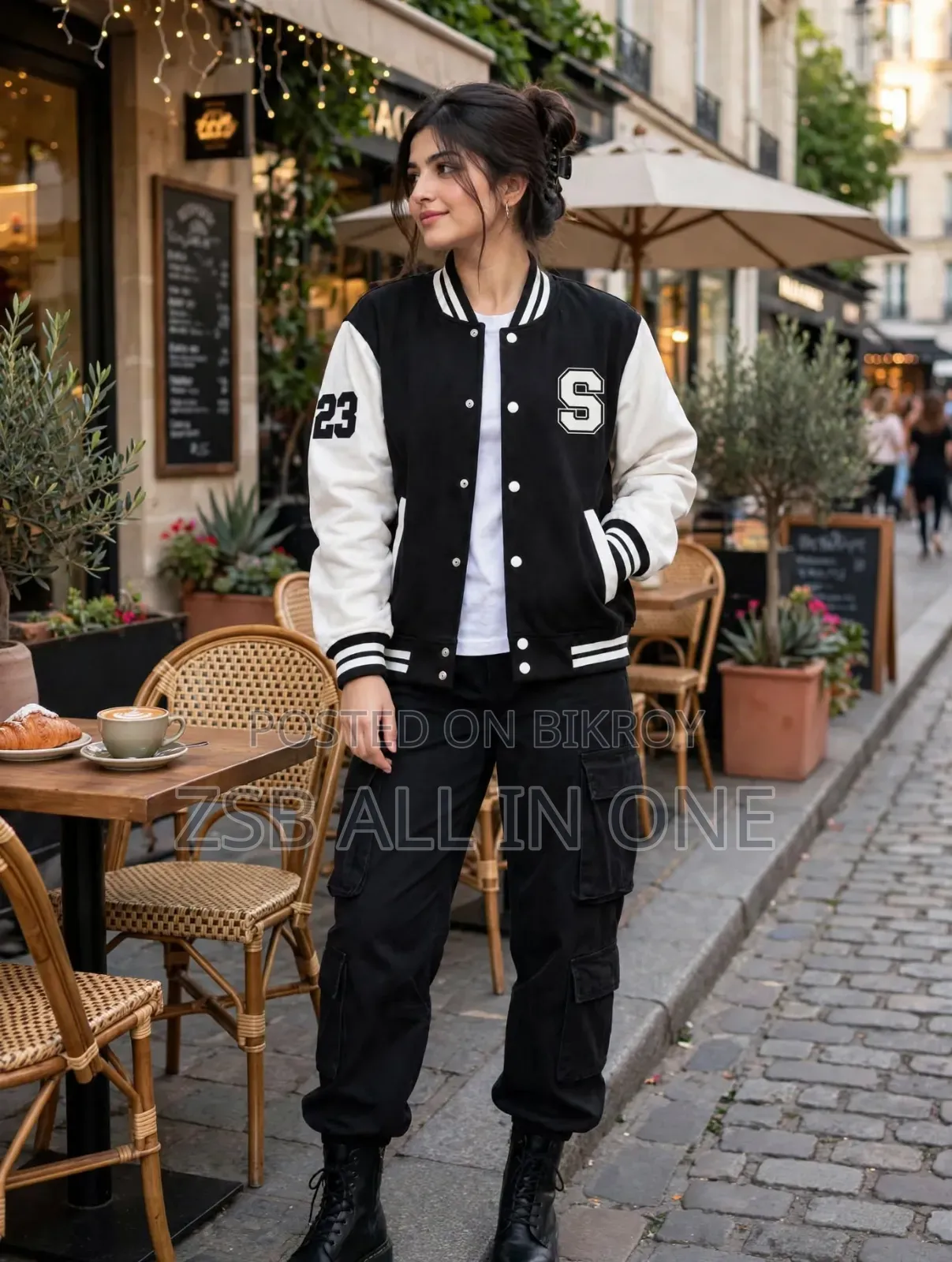 Stylish Cotton Varsity Jacket Updated Collection