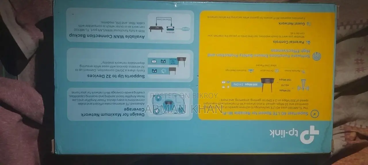 TP Link Sim Supported 4G Router