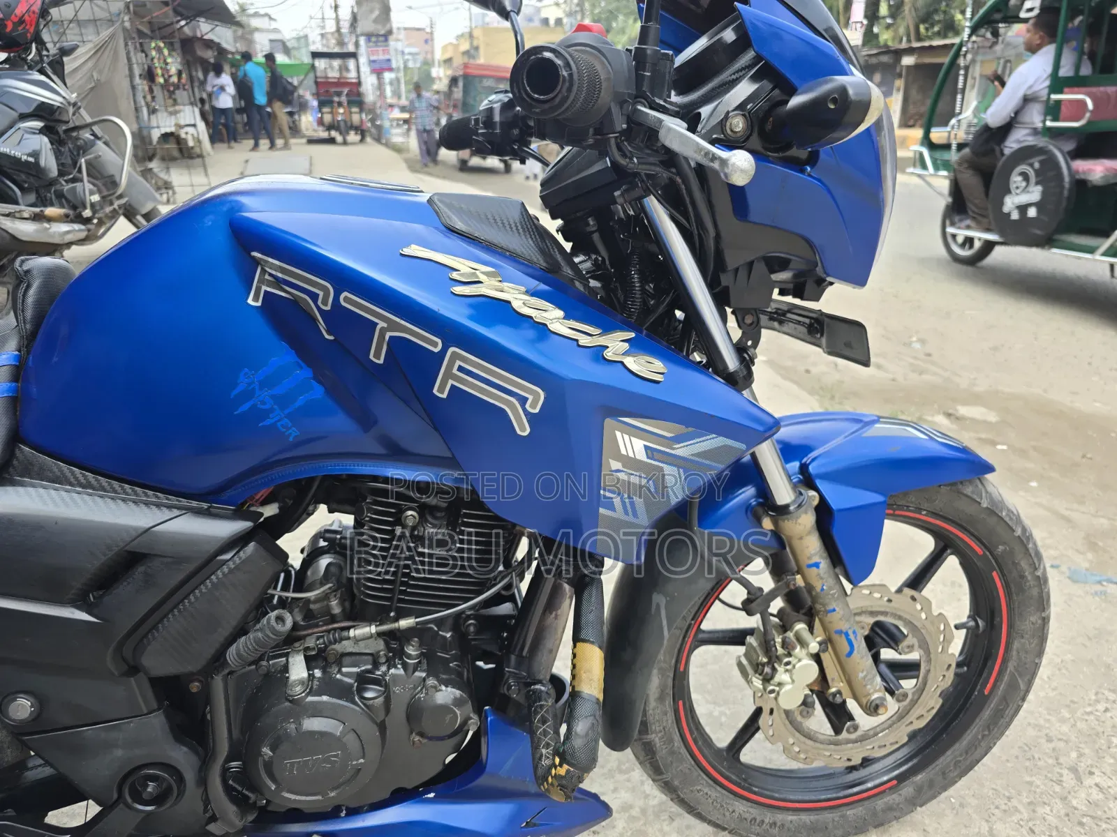 TVS Apache RTR 160 2V 2019 Blue