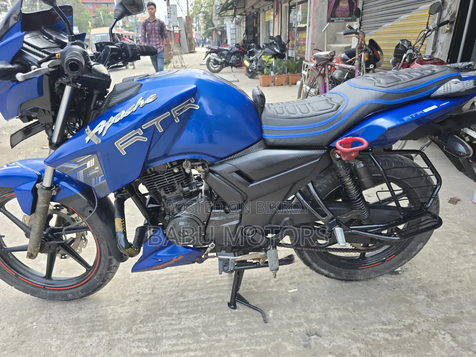 TVS Apache RTR 160 2V 2019 Blue