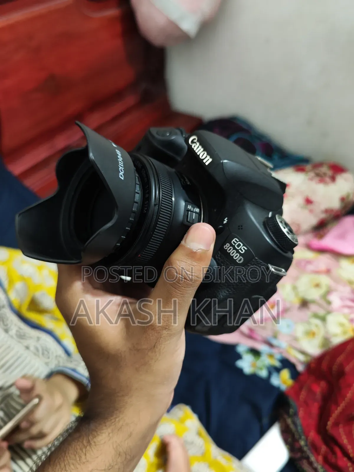 ক্যানন ৭৬০ডি ৫০মিমি প্রাইম লেন্স সহ