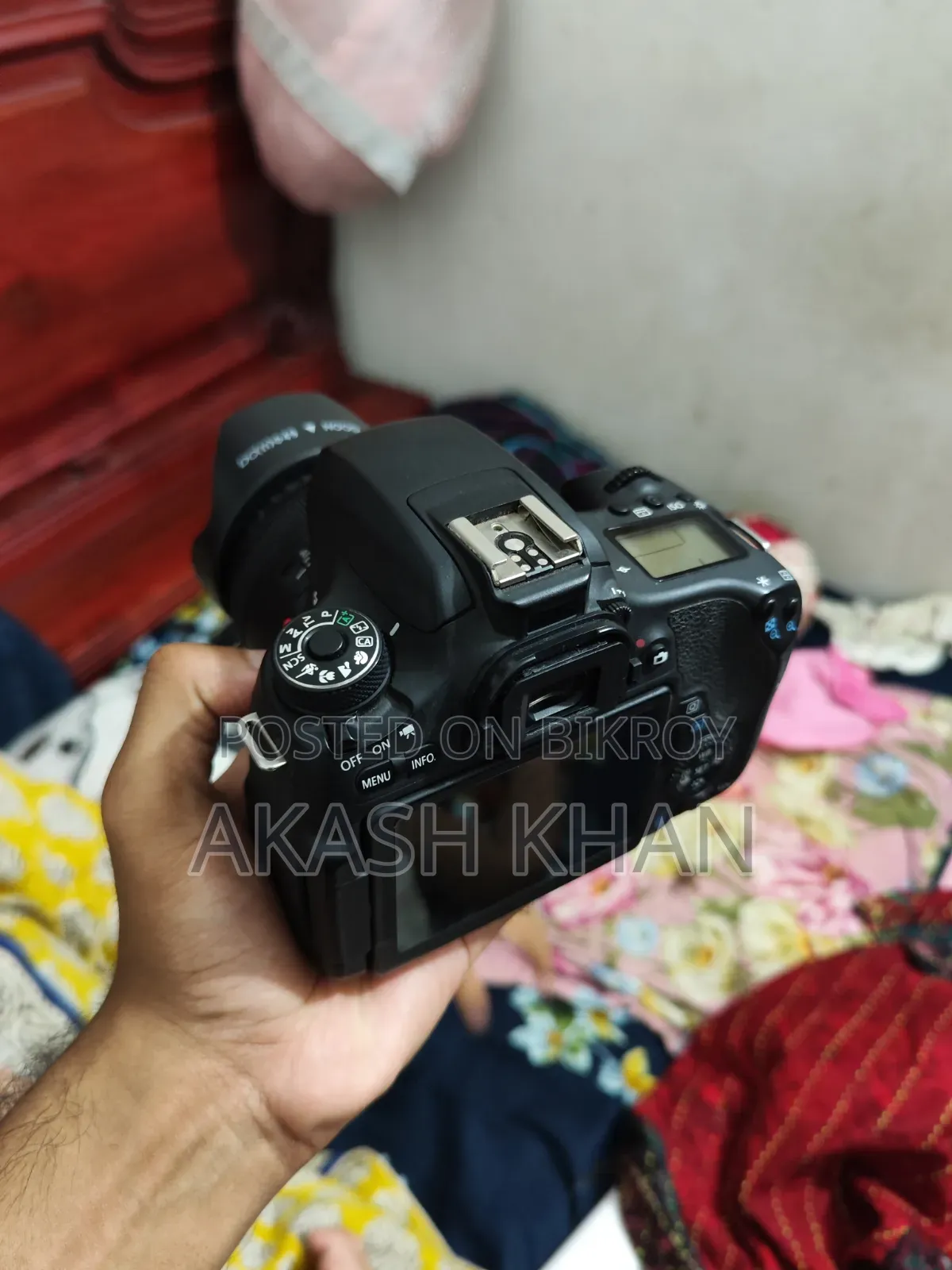 ক্যানন ৭৬০ডি ৫০মিমি প্রাইম লেন্স সহ