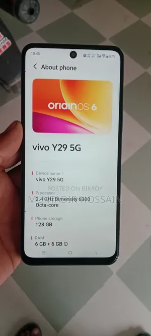 Vivo Y29 128 GB Blue