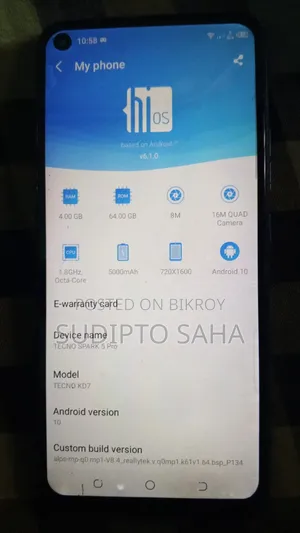 Tecno Spark 5 Pro 64 GB Blue