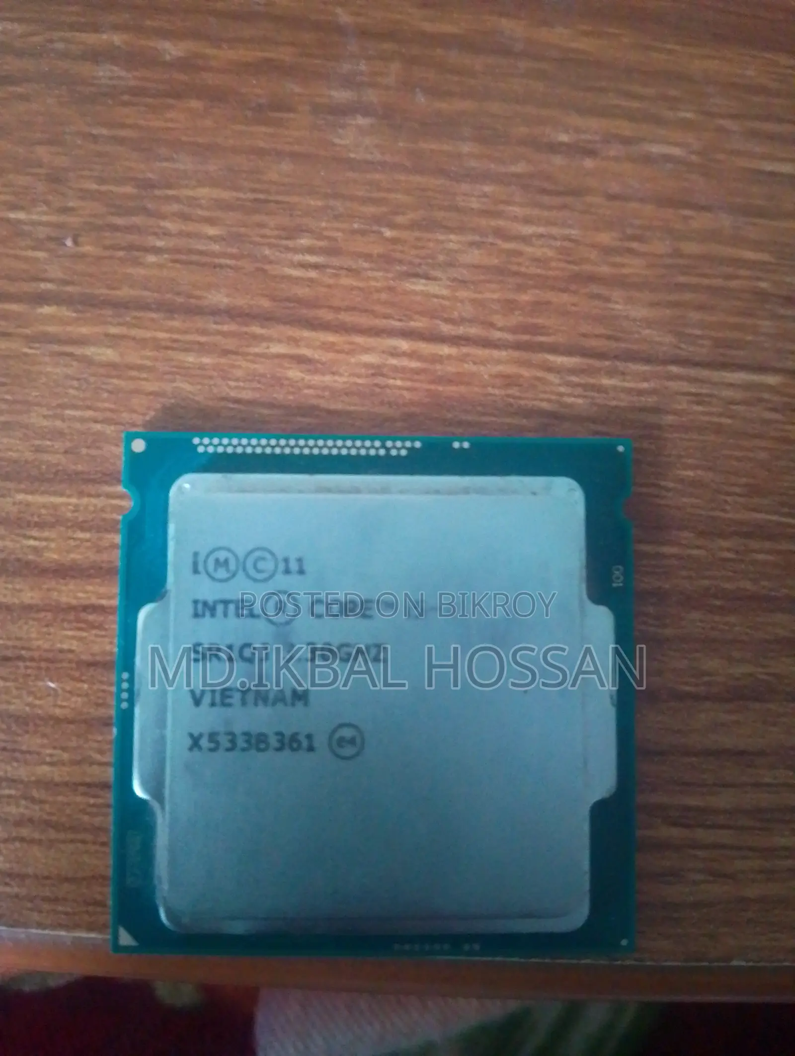Core I5 4th Generation Clock Speed 3.30GHZ