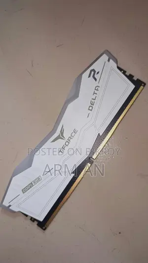 Teamgroup T-Force Delta RGB 8GB DDR5 6000MHz White RAM