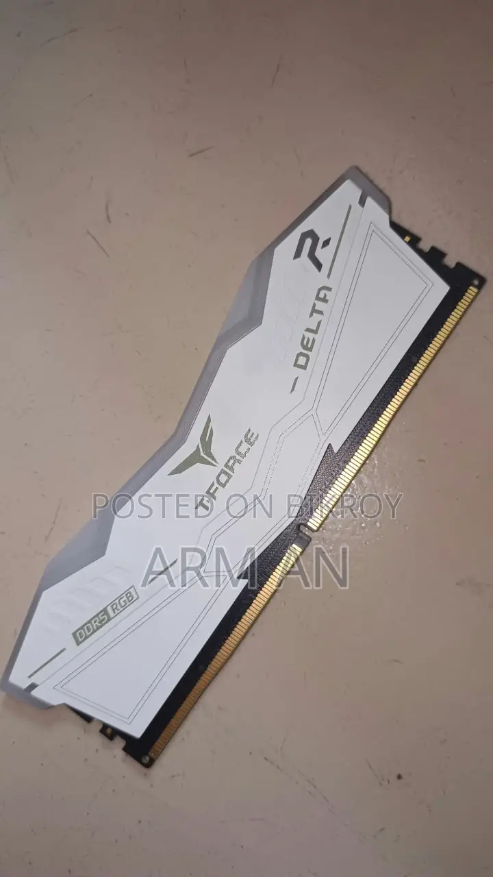 Teamgroup T-Force Delta RGB 8GB DDR5 6000MHz White RAM