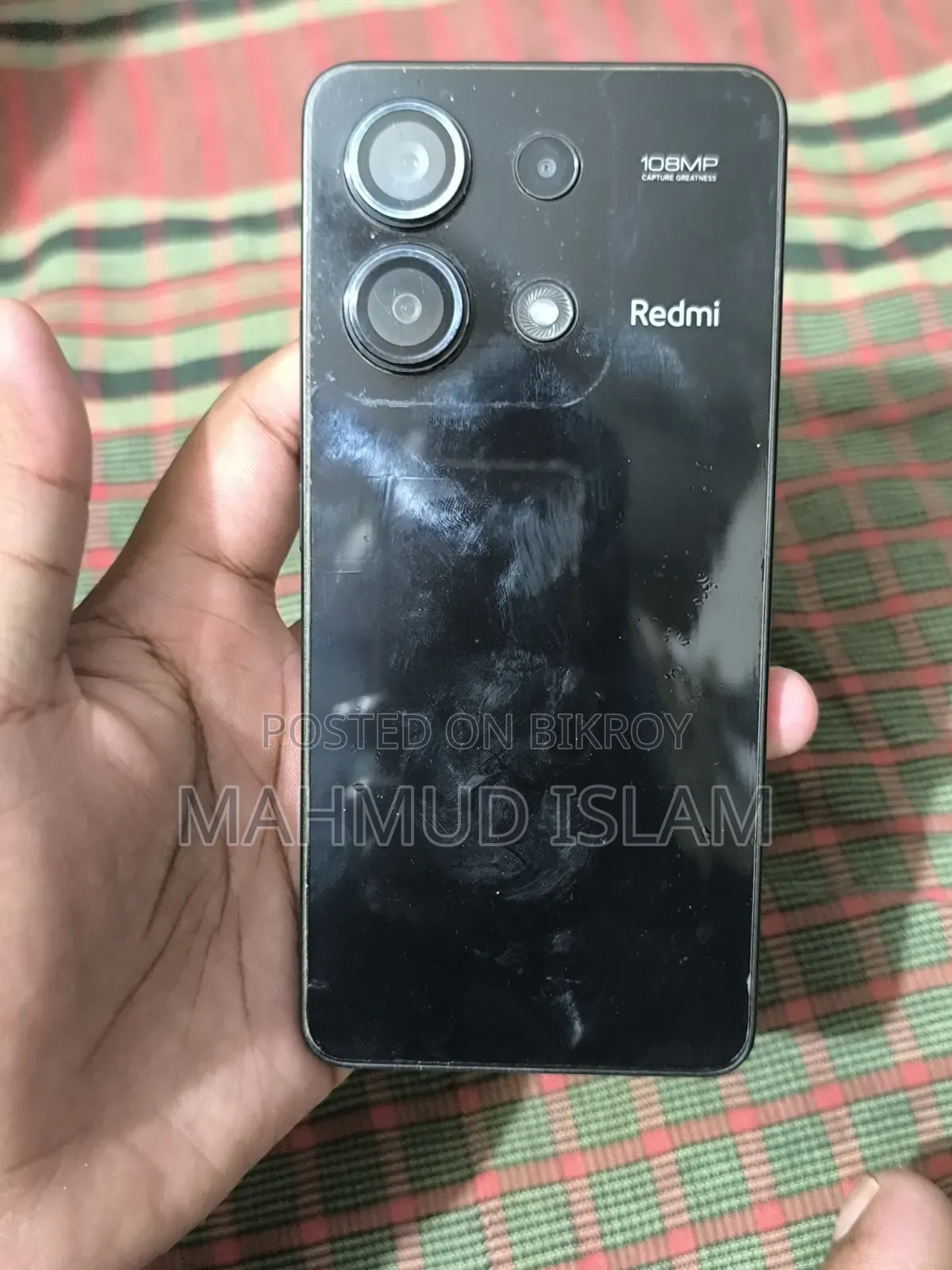 শাওমি রেডমি নোট ১৩ ২৫৬ জিবি কালো