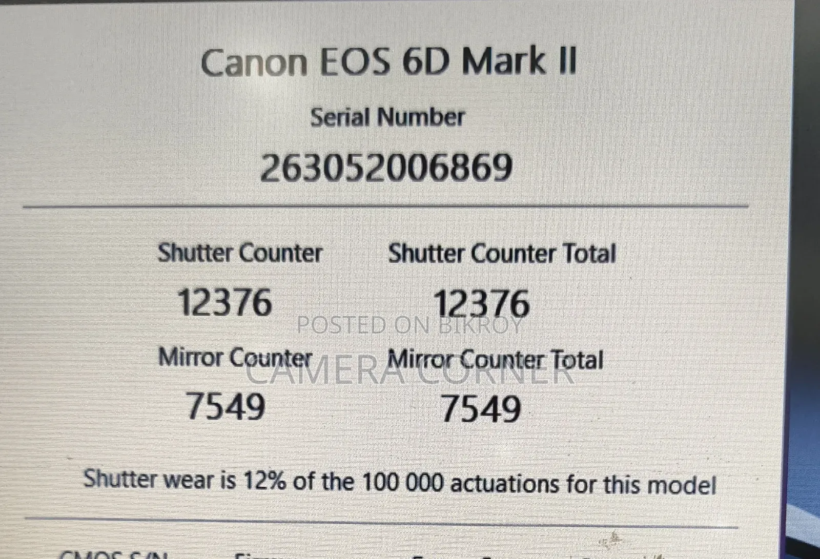 Canon 6D Mark II Camera