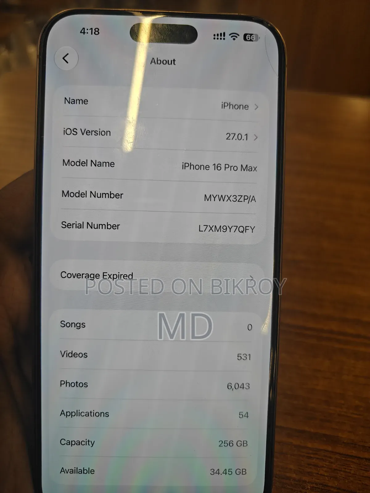 Apple iPhone 16 Pro Max 256 GB Gold