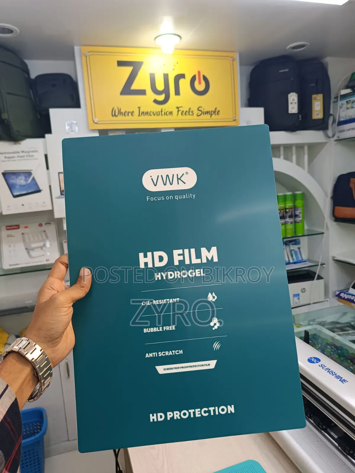 Hydrgel Poly for Laptop Screen Protector