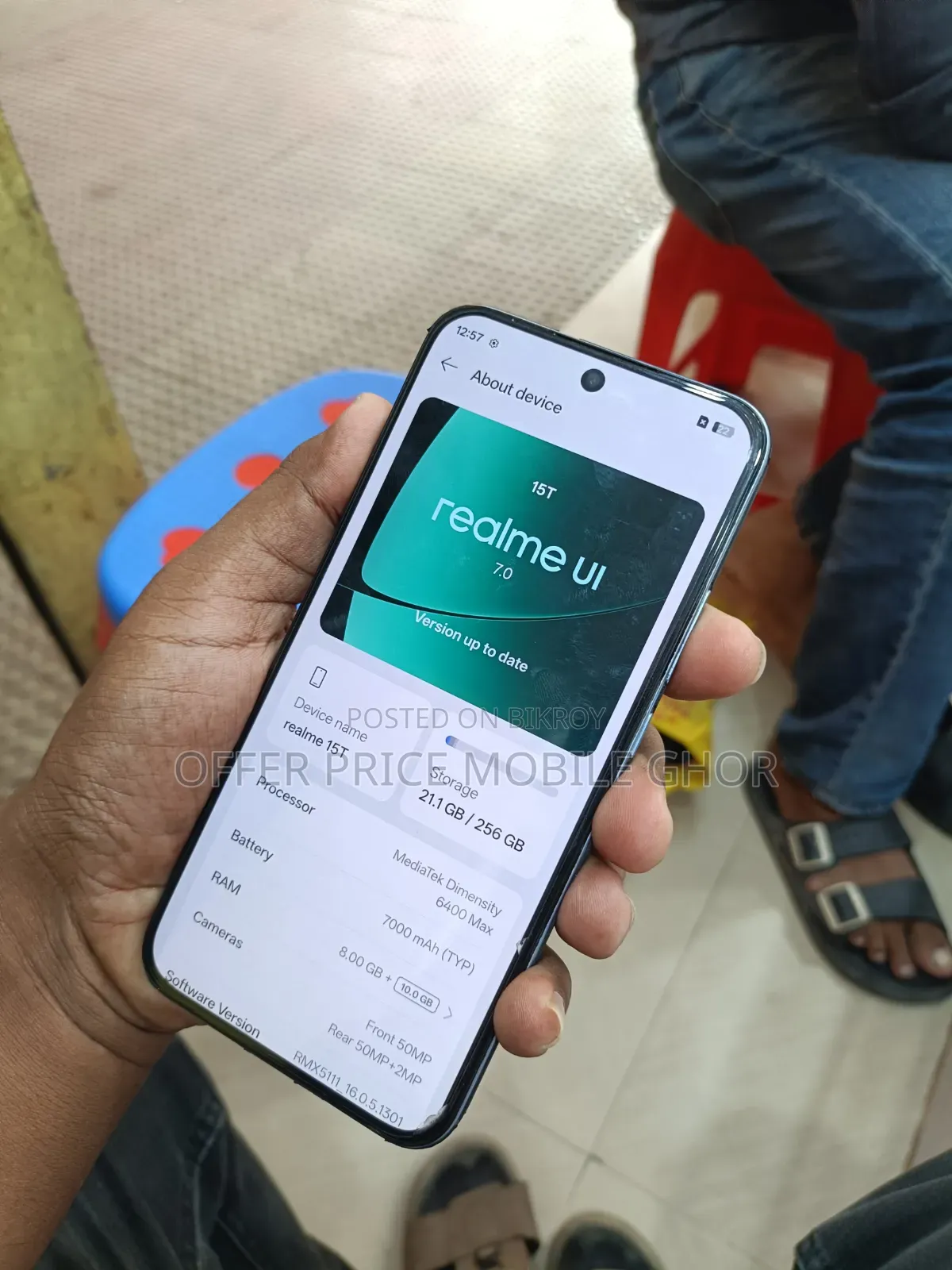 Realme 15T 256 GB Green