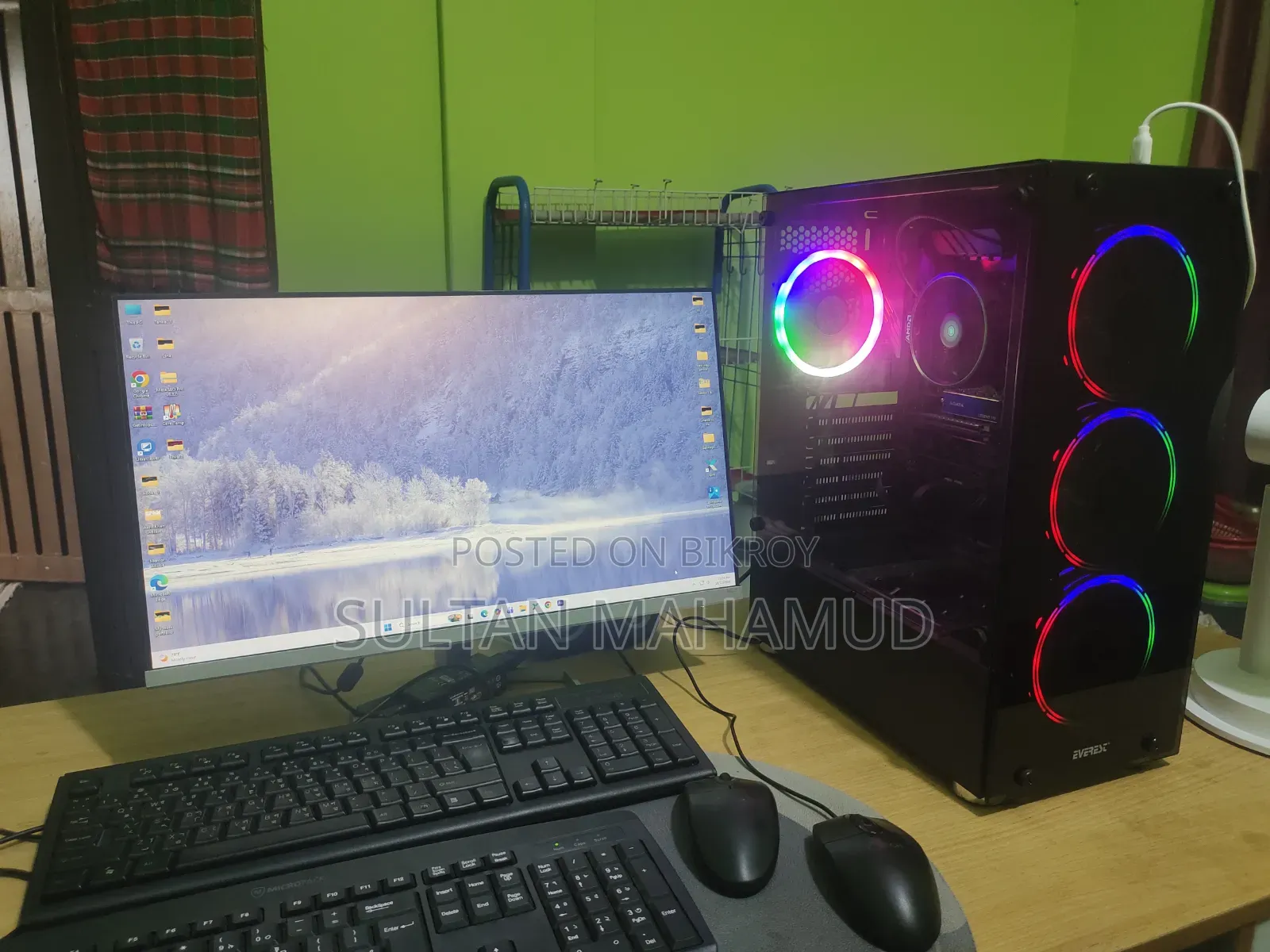 Desktop Computer 24GB AMD Ryzen 5 SSD 512GB