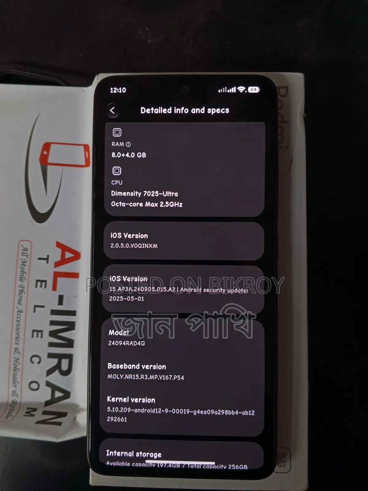 New Xiaomi Redmi Note 14 5G 256 GB Black