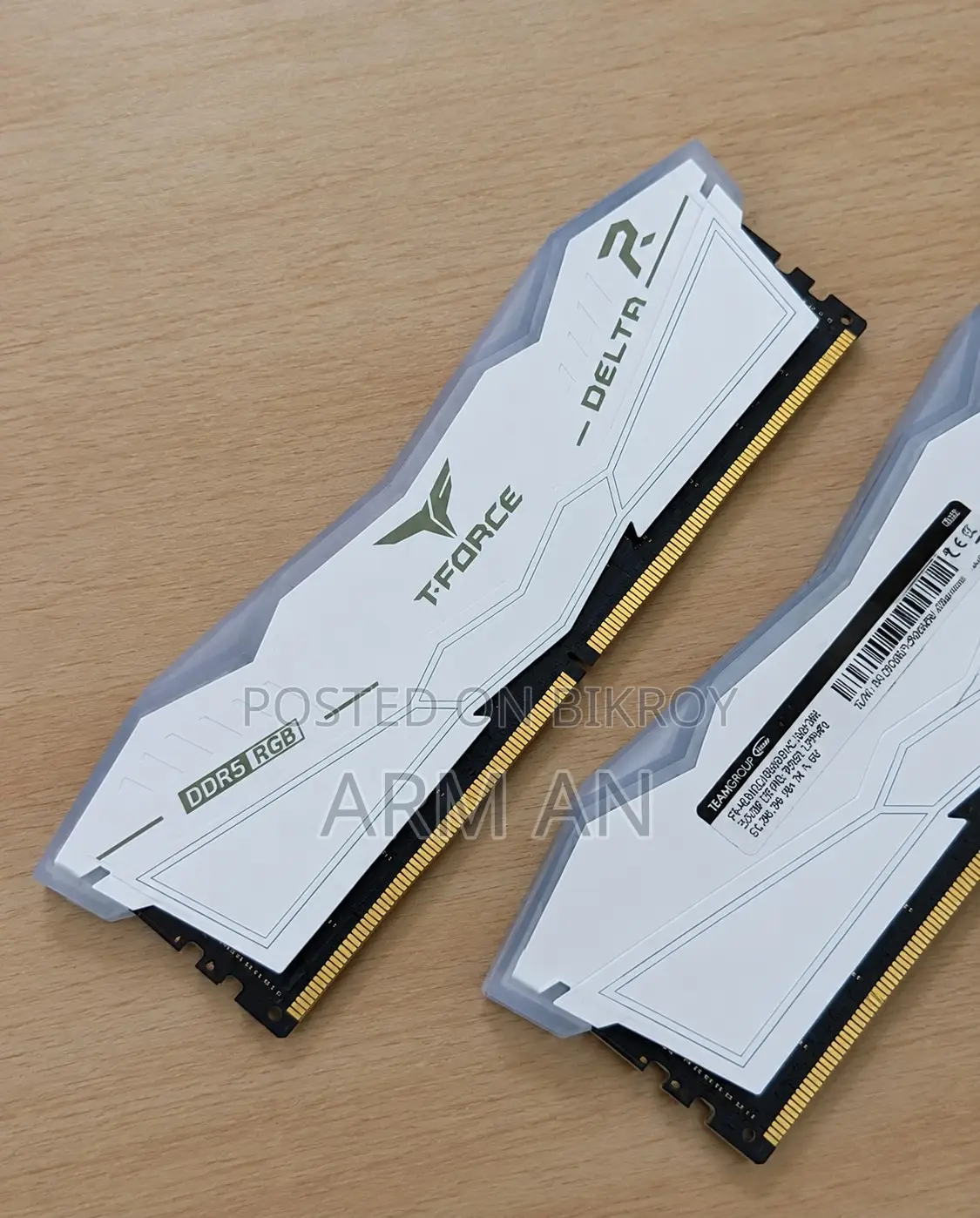 Teamgroup T-Force Delta RGB 8gb Ddr5 6000mhz White Ram