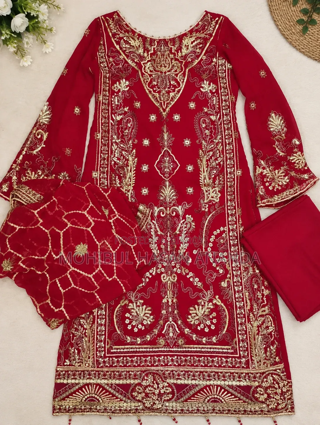 Get This Beautiful Dress at a Very Low Price for Puja.