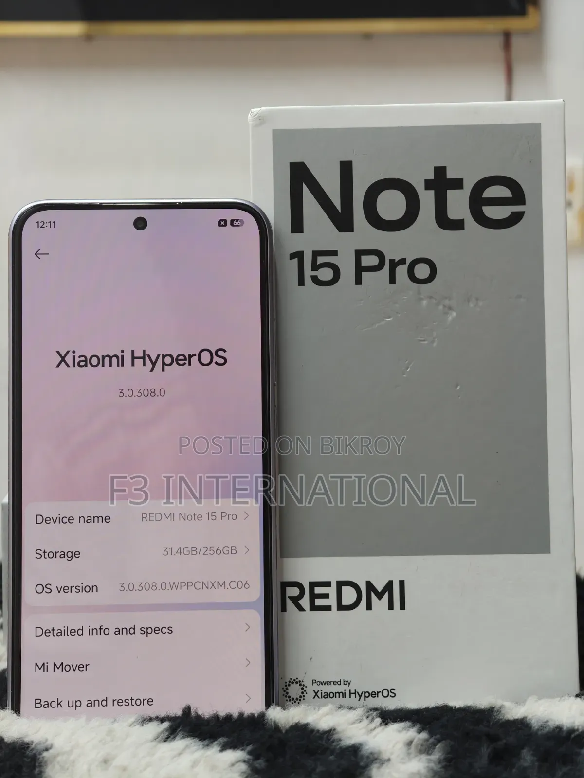 শাওমি রেডমি নোট ১৫ প্রো ২৫৬ জিবি সাদা