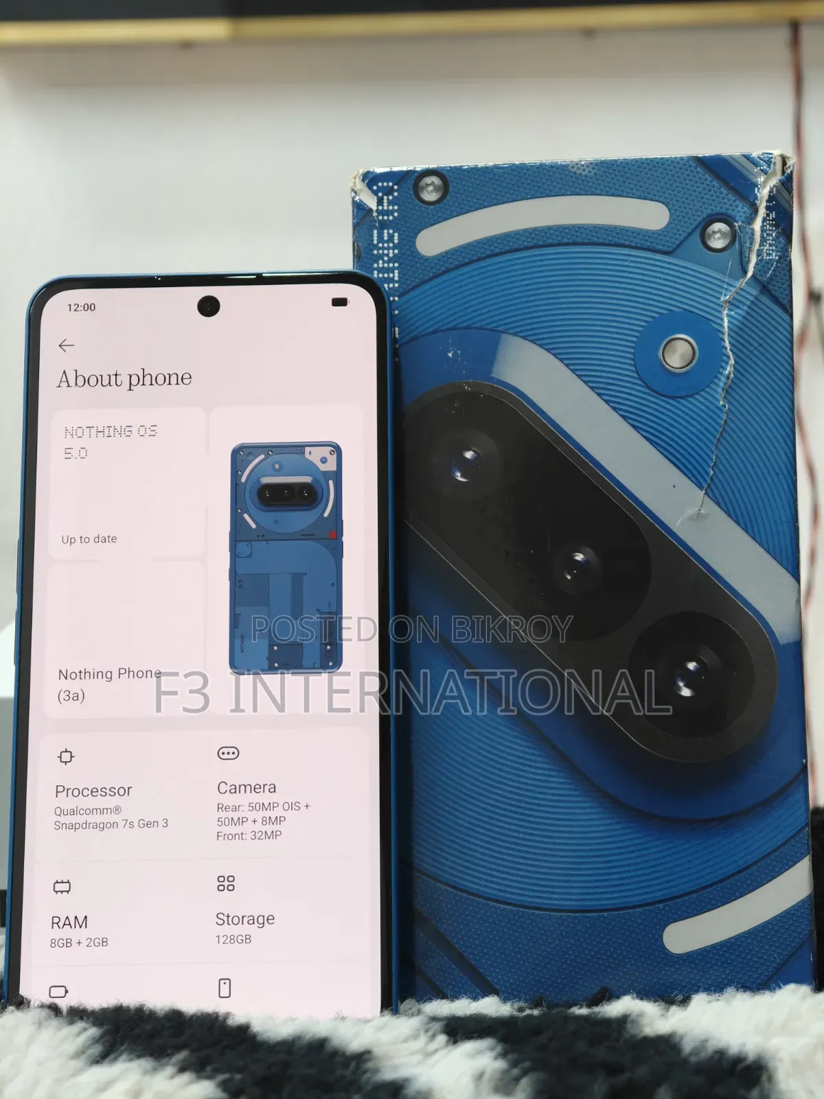 Nothing Phone 3a 128 GB Blue