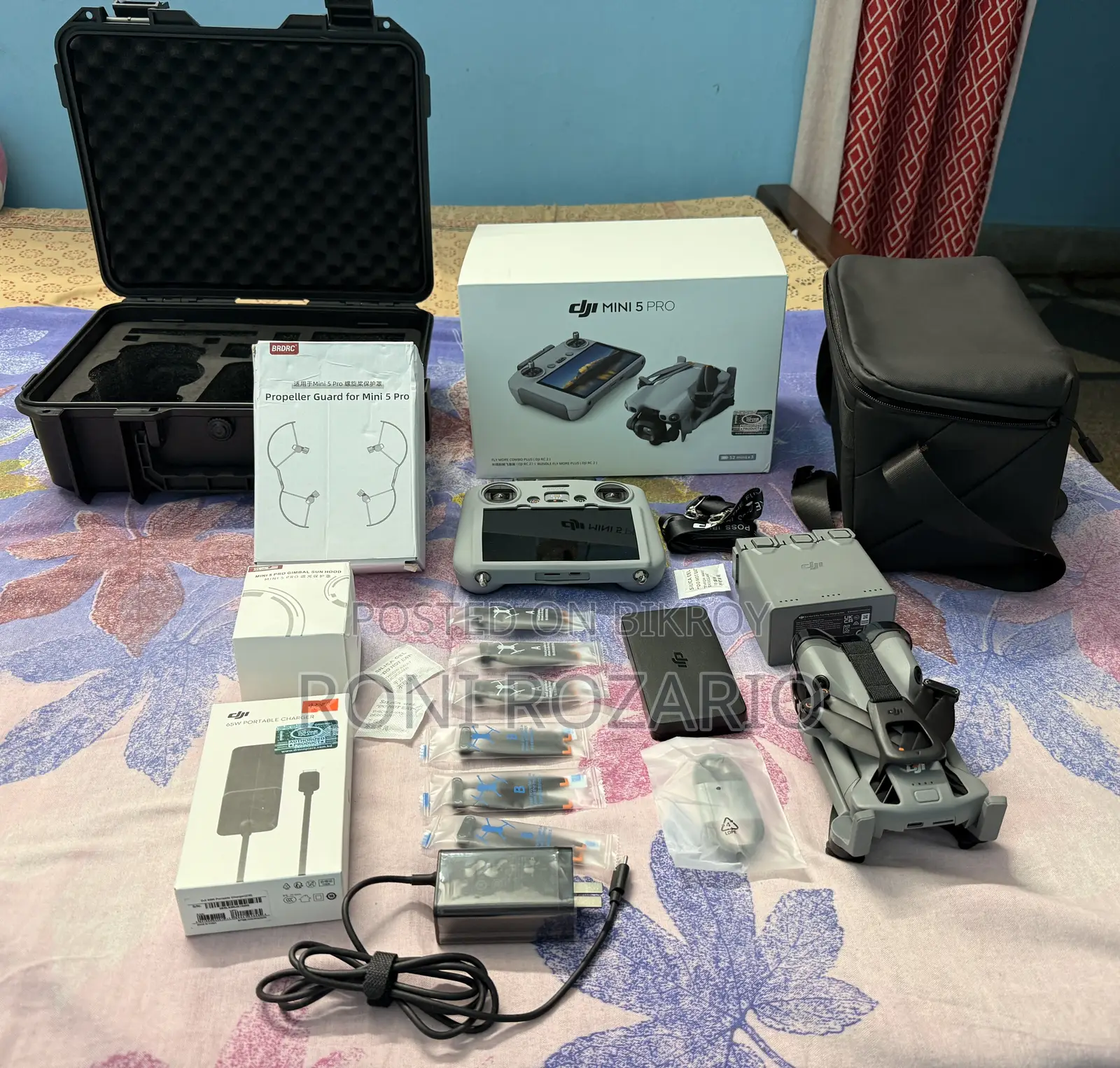ডিজেআই মিনি ৫ প্রো আরসি ২ ফ্লাই মোর কম্বো প্লাস