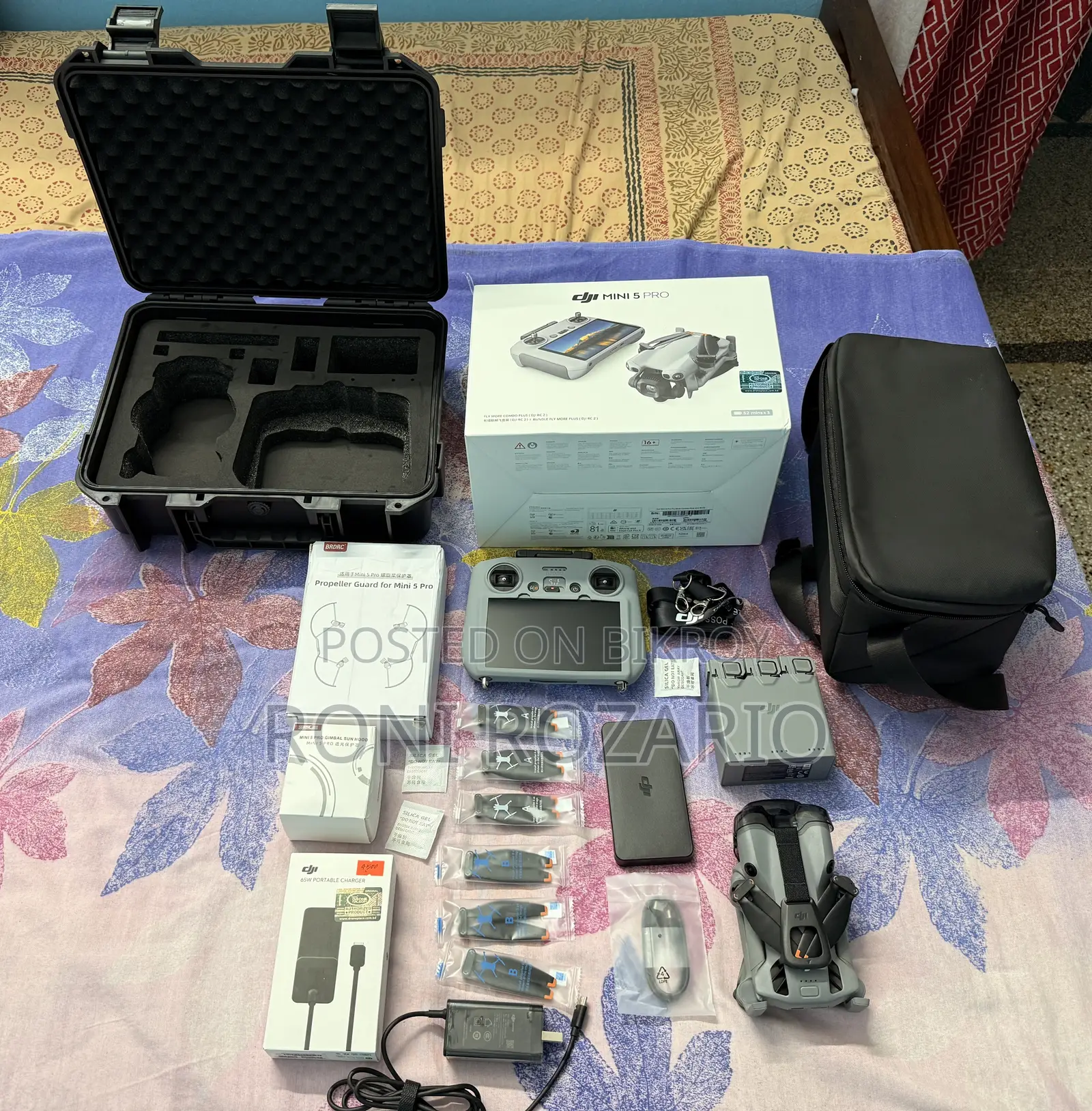 ডিজেআই মিনি ৫ প্রো আরসি ২ ফ্লাই মোর কম্বো প্লাস