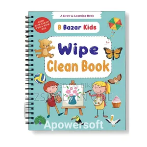 Kids Alphabet Puzzle Wipe Board and Book Combo