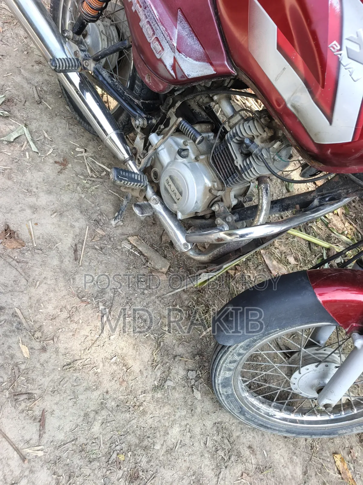 বাজাজ সিটি ১০০ ২০০৮ লাল