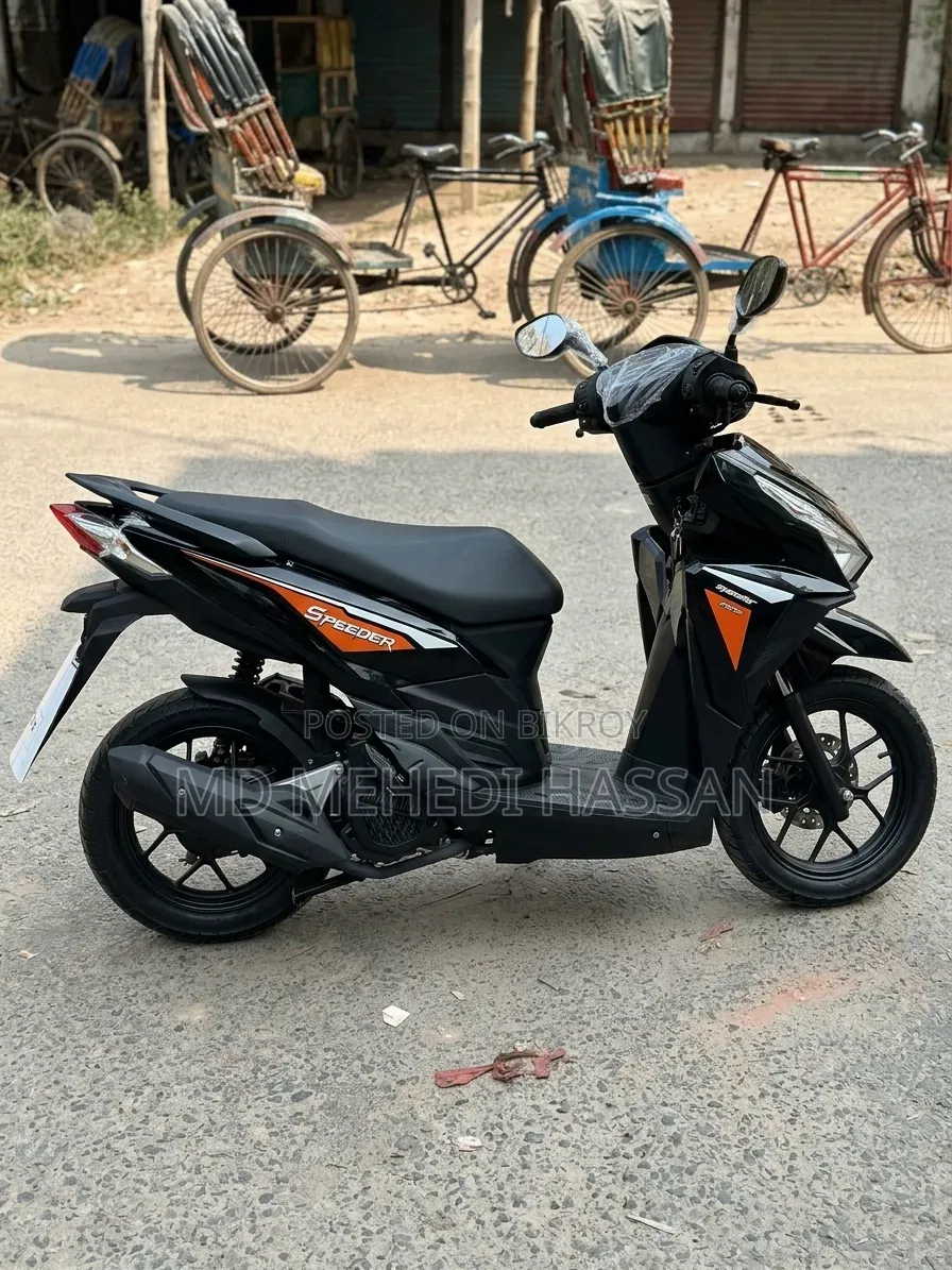 নতুন স্পিডার ভোলেক্স ১২৫ ২০২৫ কালো