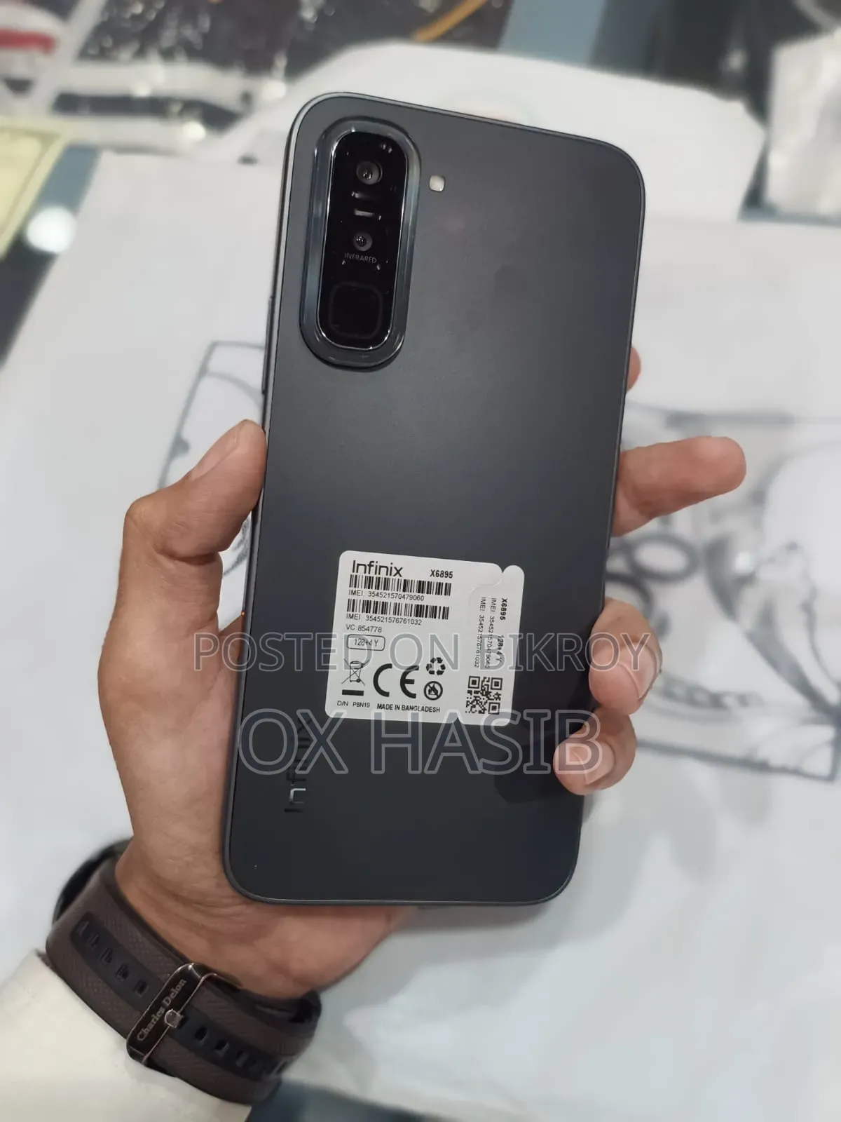 New Infinix Hot 70 128 GB Black