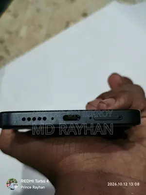 শাওমি রেডমি টার্বো ৪ ২৫৬ জিবি কালো