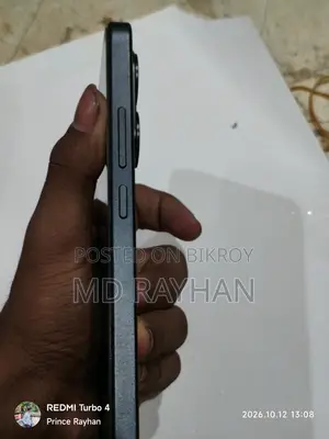 শাওমি রেডমি টার্বো ৪ ২৫৬ জিবি কালো