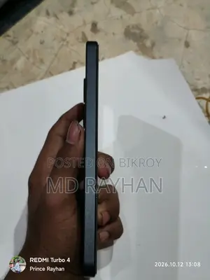 শাওমি রেডমি টার্বো ৪ ২৫৬ জিবি কালো