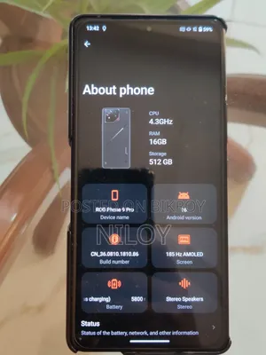 Asus ROG Phone 9 Pro 512 GB Black
