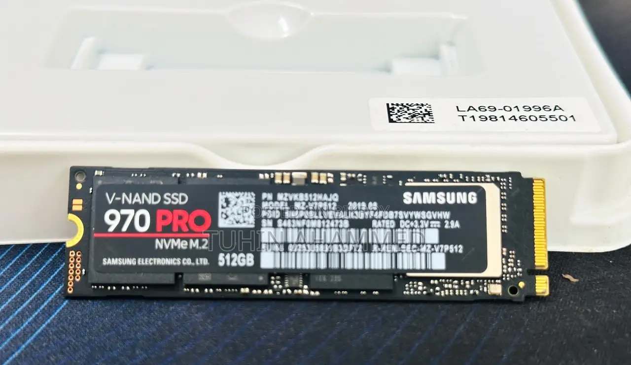 Samsung 970 PRO 512GB NVMe PCIe M.2 2280 SSD