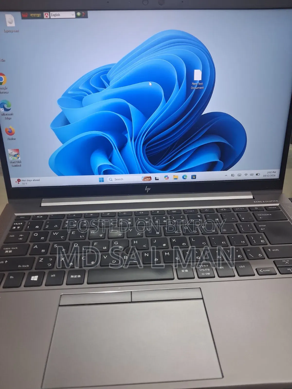 Laptop HP ZBook 14 16GB Intel Core i5 SSD 256GB