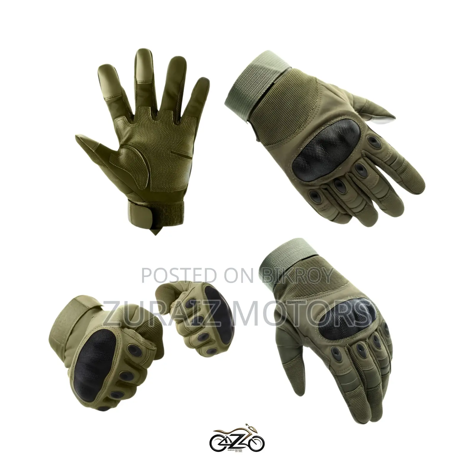 OKLY Premium Full Finger Hand Gloves for Bike Riding and Other Uses