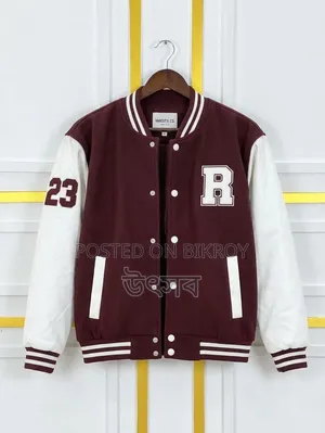 Stylish Cotton Varsity Jacket