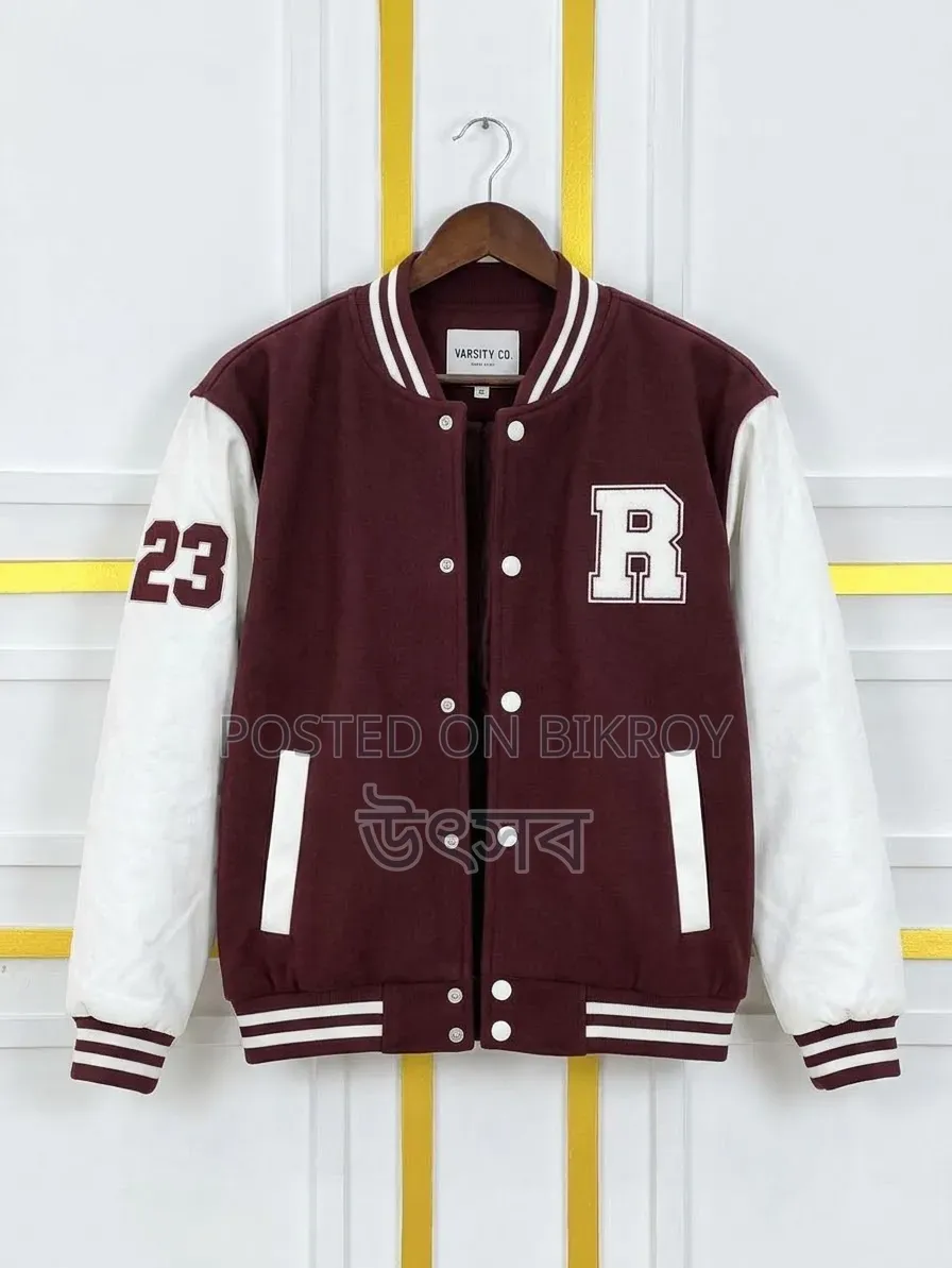 Stylish Cotton Varsity Jacket