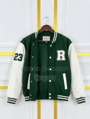 Stylish Cotton Varsity Jacket