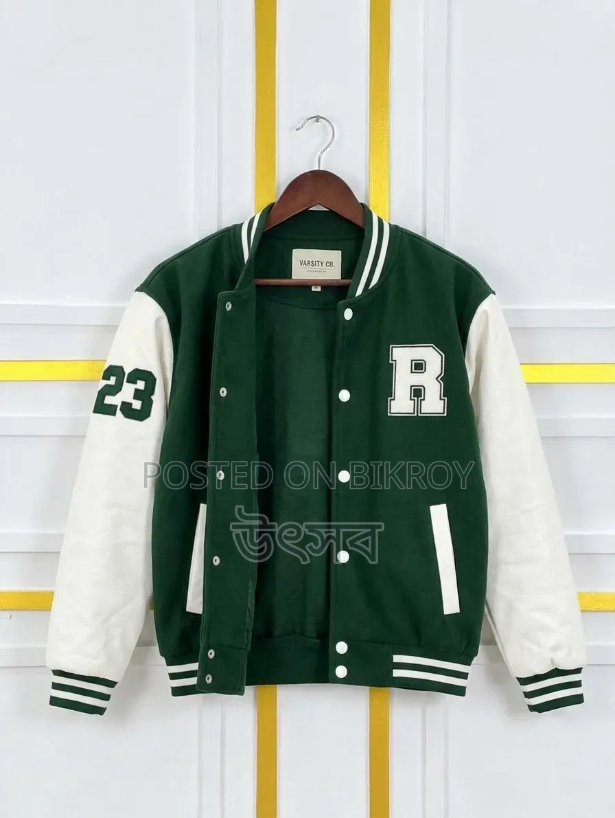 Stylish Cotton Varsity Jacket