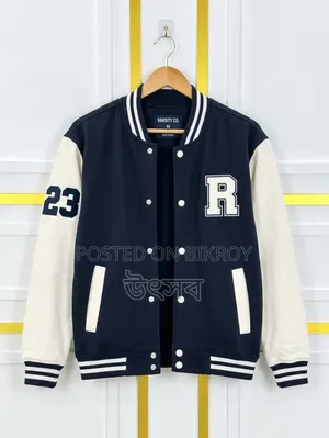 Stylish Cotton Varsity Jacket