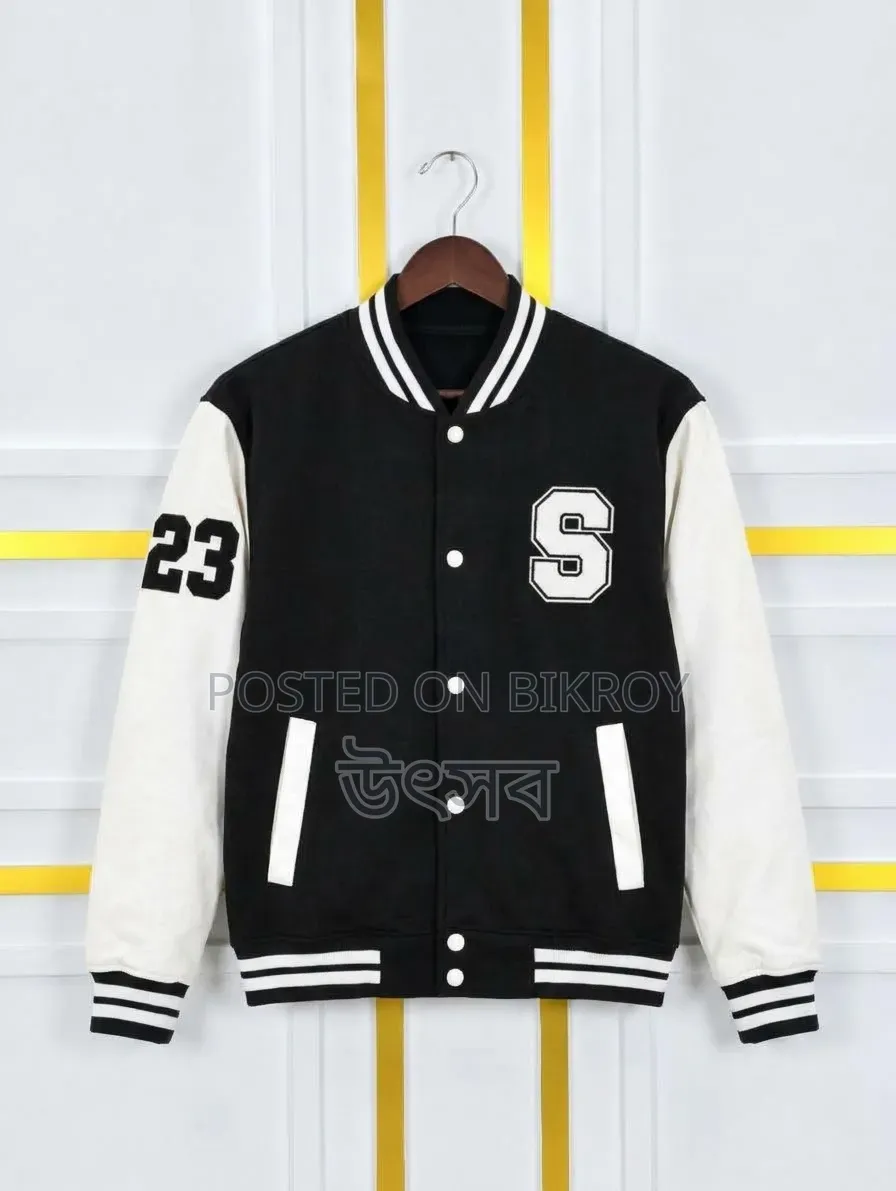 Stylish Cotton Varsity Jacket
