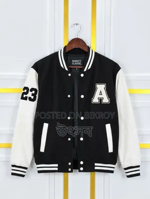 Stylish Cotton Varsity Jacket