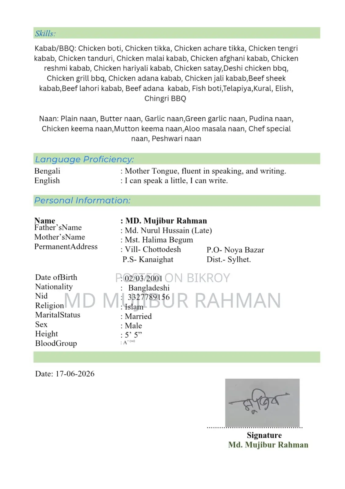 Restaurant & Bar CV