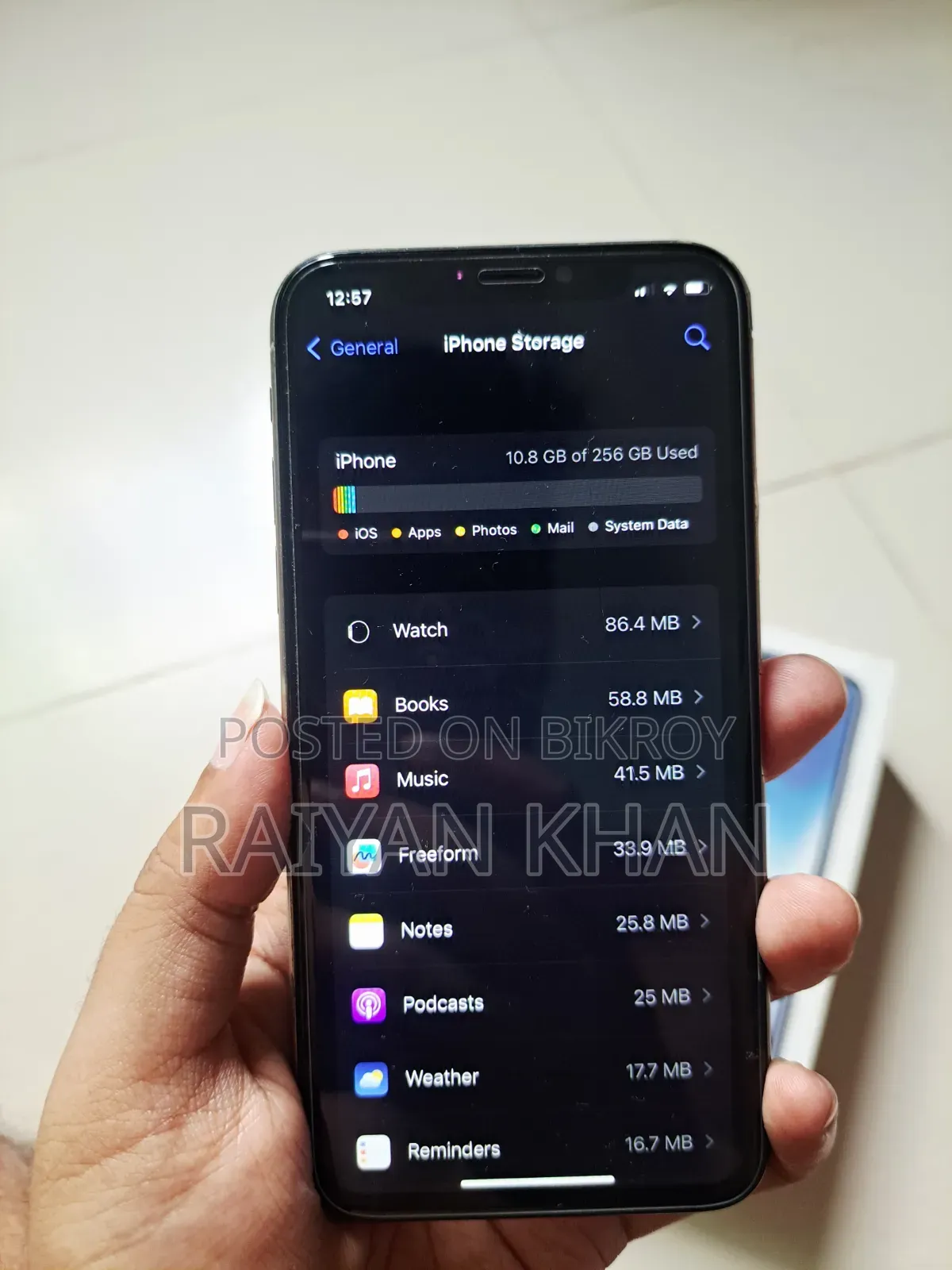 Apple iPhone X 256 GB White