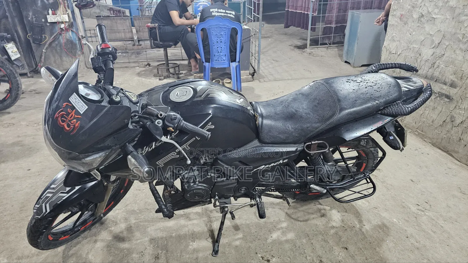 TVS Apache RTR 160 2V 2021 Black