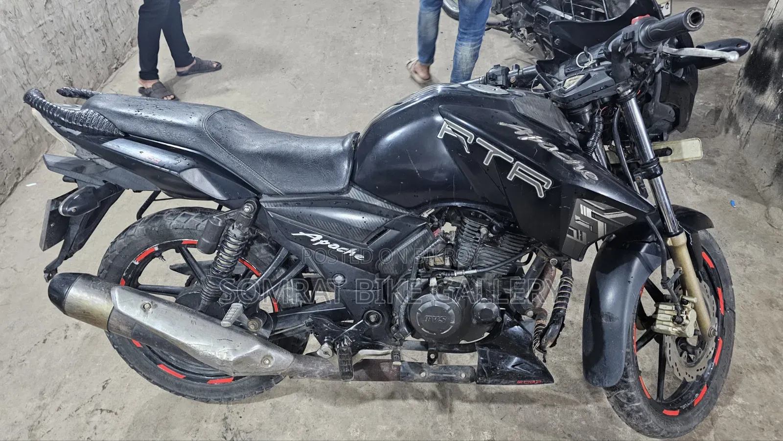 TVS Apache RTR 160 2V 2021 Black